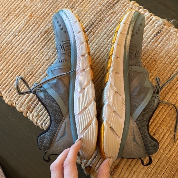 Hoka One One Mens Gaviota 2 Textile Synthetic Trainers Size 10 - Picture 7 of 10